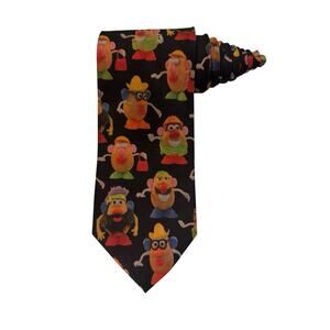 Ralph Marlin Mr Potato Head 1995 Polyester Novelty Necktie